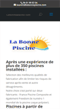 Mobile Screenshot of labonnepiscine.com